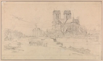 El ábside de Notre-Dame, París