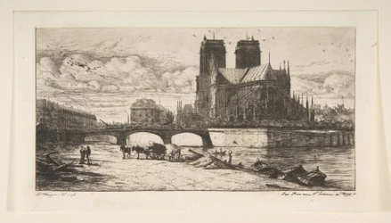 El ábside de Notre-Dame, París