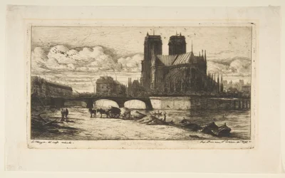 El ábside de Notre-Dame, París