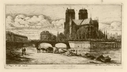 El ábside de Notre-Dame, París