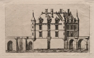 El castillo de Chenonceau, 1856