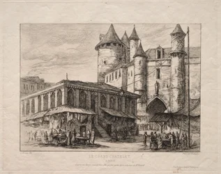El Gran Châtelet, París, alrededor de 1780