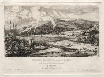 La Pequeña Colonia Francesa en Akaroa, 1845