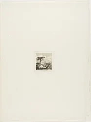 La cabaña de paja del viejo soldado, Akaroa, 1845