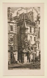 Tourelle, Rue de la Tixeranderie (Casa con torreta, rue de la Tixeranderie)