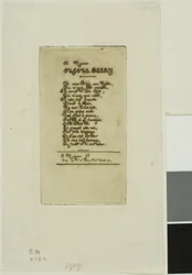 Versos dedicados a Eugène Bléry, n.º 2