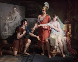 francés:  Alexandre le Grand cédant Campaspe à Apelle Alejandro Magno regalando Campaspe a Apelles