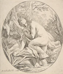 Diana en el baño, 1744