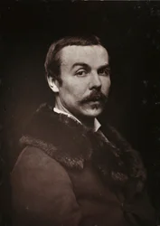Album Artistique et Biographique, 5me année, Salon 1885; retrato del pintor francés Albert Bettannier (1851-1932)