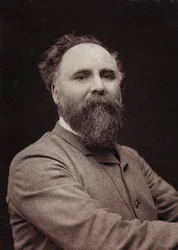 Album Artistique et Biographique, 5me année, Salon 1885; retrato del pintor francés Diogène Ulysse Napoléon Maillart (1840-1926)