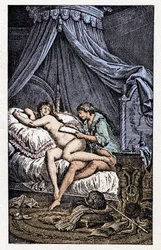 Ilustración de "Liaisons Dangereuses" (grabado)