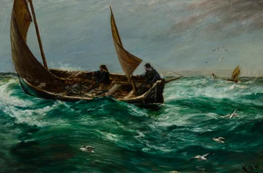 Pescador de camino a casa