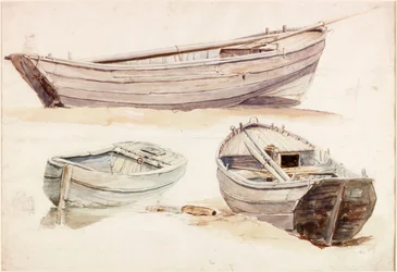 Estudios de barcos salmoneros