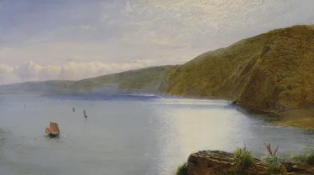 El océano iluminado por el sol, 1864