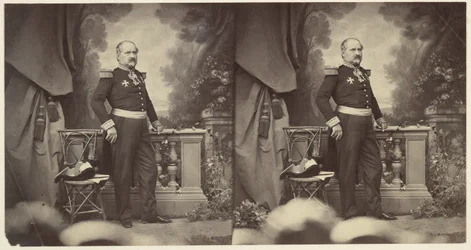 General Corréard, comandante de las tropas en Niza, después de la anexión