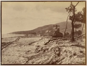 Playa de Golfe-Juan hacia el cabo de la Croisette