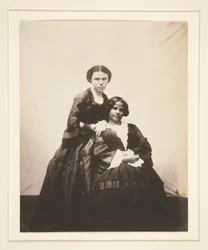Retrato de dos mujeres