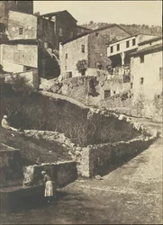 Una calle en Grasse, 1852