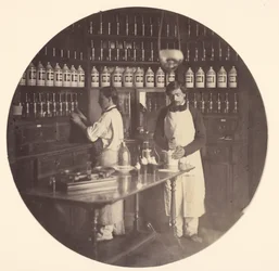 Asilo Imperial de Vincennes, la farmacia, 1858-59