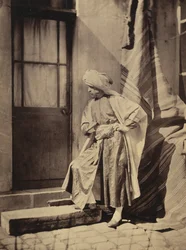 Autorretrato en traje oriental, 1855-60