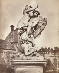 Estatua de las Tullerías: G. Marsy y A. Flamen: Borée raptando a Oritía