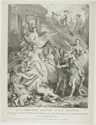 La Lorraine reunie a la France (La Lorena reunida con Francia)