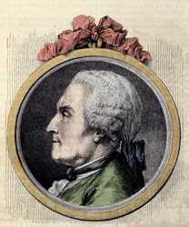 Retrato de Charles Marie La Condamine, matemático y naturalista francés