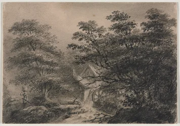 Paisaje con molino