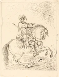 Un dragón a caballo