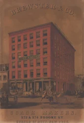 Brewster & Co. Fabricantes de carruajes, 372 & 374 Broome St., ca. 1860-70