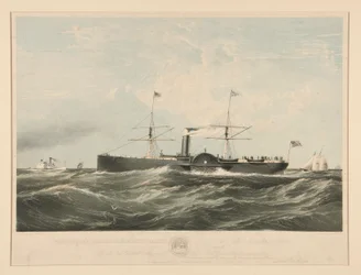 El barco de vapor de los Estados Unidos Báltico