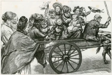 De camino al Bosque de Epping: Un estudio de un coster y una fiesta familiar en Whitmonday