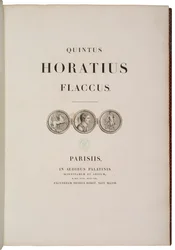 Página de título de Quintus Horatius Flaccus
