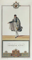 Uniforme del consejero de Estado para la coronación de Napoleón, 1804