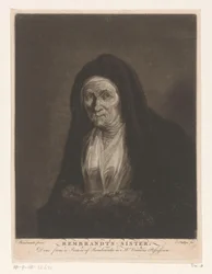 Retrato de una anciana desconocida
Rembrandts - hermana (título en el objeto)