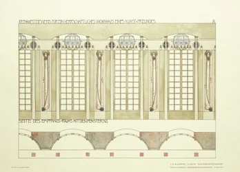 Sala de recepción y música, c.1901
