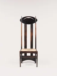 Silla de respaldo alto para las Salas de Té de Argyle Street, Glasgow