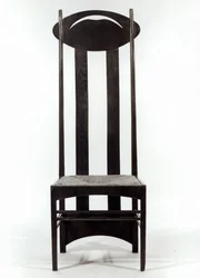 Silla de respaldo alto, c. 1897