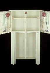Gabinete blanco diseñado para la Sra. Rowat, 1902