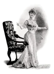 Una actriz parisina, Mademoiselle Charlotte Wiehe, 1901