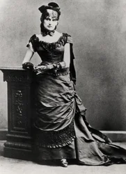 Berthe Morisot (1841-95) (foto en blanco y negro)
