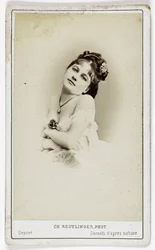 Retrato de la actriz Henriette Victoire Drouard (1851-1923).