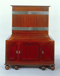 Gabinete - vista trasera, 1898