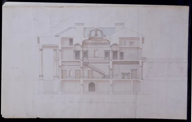 Diseños para Lough Crew House, County Meath, Irlanda, c.1825