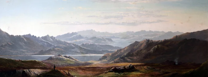 Escena de montaña, Gales (?)