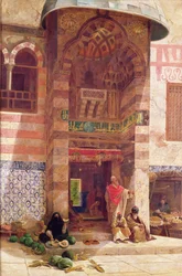 Fuera de la mezquita