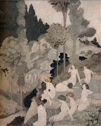 Un interludio de otoño, c1910