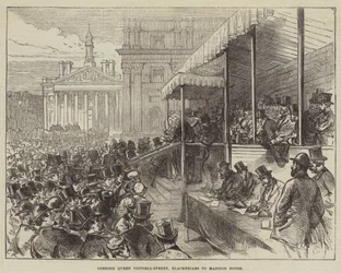 Apertura de Queen Victoria-Street, Blackfriars a Mansion House