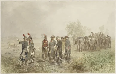 Reunión de oficiales franceses en Holanda, 1793