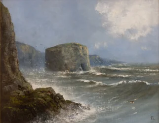 Marsden Rock (óleo sobre tabla)